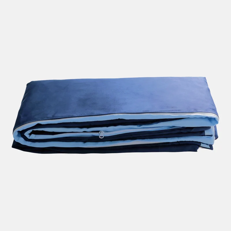 Dailydream Bezug in blau für Erwachsenengewichtsdecken 135 x 200 cm - zweifarbig